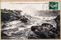30603 / ILE De NOIRMOUTIER 85-Vendée Rochers SAINT-PIERRE Effet Vague à CLASTON Propriétaire Hainneville Équeurdreville - Noirmoutier