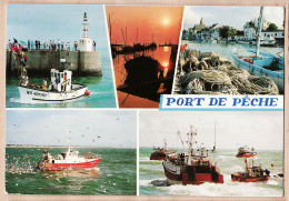 30662 / Vendée PORT PECHE Chaluts Noirmoutier Et Autres CPM Postée 24.08.2001 Flamme - MIEGEVILLE DELEVILLE N° 101 - Sonstige & Ohne Zuordnung