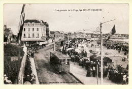 30544 / LES SABLES-OLONNE Jour Fête Tramway Vue Générale PLAGE 1910s à CARRE Dock Ouest St Nazaire-AMIAUD 2300 - Sables D'Olonne