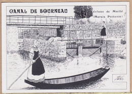 30665 / Peu Commun BERG N°4 Bis - MAILLE Ecluse Du CANAL BOURNEAU Gabarre SEVRE 85-Vendée BELLES ECLUSIERES  - Other & Unclassified