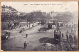 30773 / ⭐ ◉ MARTEL 103  LYON II Avenue De La GARE Et Place CARNOT 1905 à Paul RIPAUX Rue Ancien Palais Montargis - Lyon 2