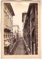 Foto Unbekannter Fotograf, Ansicht Genova - Genua, Via Nuova  - Lieux