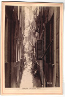 Foto Unbekannter Fotograf, Ansicht Genova - Genua, Vico Del Duca  - Lieux