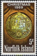 212586 MNH NORFOLK 1969 NAVIDAD - Isla Norfolk