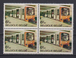 Belgique: COB N° 1826 En Bloc De 4 **, MNH, Neuf(s). TB !!! - Unused Stamps