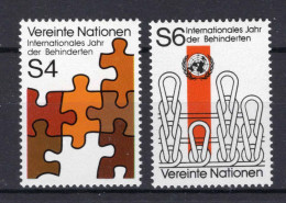 VERENIGDE NATIES-WENEN Yt. 17/18 MNH 1981 - Unused Stamps