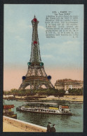 AK Paris, La Tour Eiffel, Mit Glitzersteinen  - Andere & Zonder Classificatie