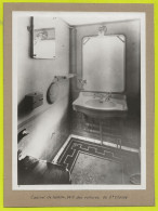 PHOTO ORIGINALE TRAINS Cabinet De Toilette WC Des Voitures De 2ème Classe - Trains