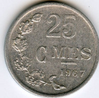 Luxembourg 25 Centimes 1967 KM 45a.1 - Luxemburgo