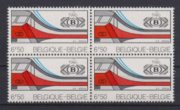 Belgique: COB N° 1825 En Bloc De 4 **, MNH, Neuf(s). TB !!! - Unused Stamps
