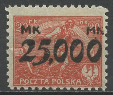 Pologne - Poland - Polen 1923-24 Y&T N°272 - Michel N°186 * - 25000ms20m Semeur - Ungebraucht