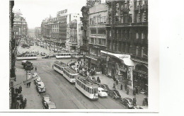 Bruxelles Place De Brouckere 1957 (tram - Marktpleinen, Pleinen