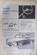 Publicité De Presse ; Daf 600 - Advertising
