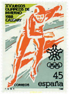 85159 MNH ESPAÑA 1988 15 JUEGOS OLIMPICOS INVIERNO CALGARY 1988 - Unused Stamps
