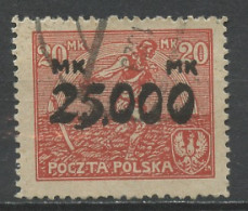 Pologne - Poland - Polen 1923-24 Y&T N°273 - Michel N°187 (o) - 25000ms20m Semeur - Oblitérés