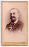 CARTE CDV - Edit. A. LEZER Marseille - Portrait De Mr. Jourdan -  Tirage Aluminé 19 ème - Taille 63 X 104 - Alte (vor 1900)