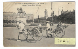Lyon  : Exposition Internationale De 1914, Pousses-pousses Place Bellecour - Other & Unclassified