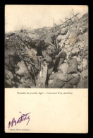 GUERRE 14/18 - TRANCHEE DE PREMIERE LIGNE - LANCEMENT D'UN CALENDRIER - EDITEUR J. CATEUX, COMMERCY - War 1914-18