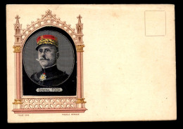 GUERRE 14/18 - PORTRAIT DU GENERAL FOCH TISSE EN SOIE - War 1914-18