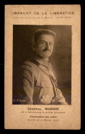 GUERRE 14/18 - GENERAL MANGIN - EMPRUNT DE LA LIBERATION - War 1914-18