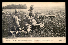 GUERRE 14/18 - SOLDATS ET MITRAILLEUSE AUTRICHIENNE - War 1914-18