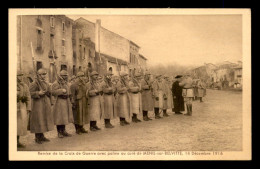 GUERRE 14/18 -  REMISE DE LA CROIX DE GUERRE AVEC PALME AU CURE DE MESNIL-SUR-BELVITTE LE 18 DECEMBRE 1916 - War 1914-18