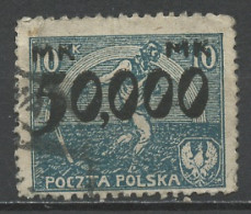 Pologne - Poland - Polen 1923-24 Y&T N°274 - Michel N°188 (o) - 50000ms10m Semeur - Usati