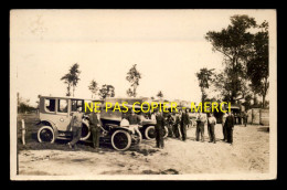 GUERRE 14/18 - SUR LE FRONT - ATELIER DE REPARATION AUTOMOBILE - CARTE PHOTO ORIGINALE - War 1914-18