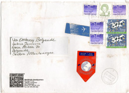 Netherlands BIG COVER 1997 EXPRES / EXPRESSE Letter Via Macedonia - Storia Postale