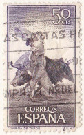 1960 - ESPAÑA - FIESTA NACIONAL TAUROMAQUIA -  FAROL - EDIFIL 1258 - Used Stamps