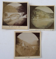 3 PHOTOGRAPHIES ORIGINALES 1900 SAINT-BEAT Prés BAGNEREs DE LUCHON Haute-Garonne Pyrénées - Europe