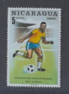 BRESIL BRASIL PELE MNH** NICARAGUA 1970 FOOTBALL FUSSBALL SOCCER CALCIO VOETBAL FUTBOL FUTEBOL FOOT FOTBAL - Neufs