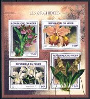 Bloc Sheet  Fleurs Orchidées Flowers Orchids  Neuf  MNH **   Niger  2016 - Orchidées