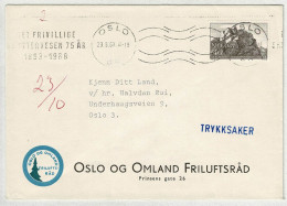 Norwegen / Norge 1968, Brief Drucksache / Trykksaker Oslo, Frivillige Skyttervesen / Freiwillige Schutzdienste - Autres & Non Classés