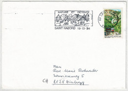 Frankreich / France 1996, Brief Saint Nabord - Hinteregg (Schweiz), Natur Und Entspannung / Nature Et Detente - Andere & Zonder Classificatie