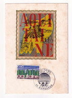 Carte Du Premier Jour Aquitaine Bordeaux Gironde 1976 - 1970-1979
