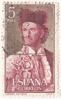 1960 - ESPAÑA - FIESTA NACIONAL TAUROMAQUIA -  PAQUIRO - EDIFIL 1265 - Used Stamps