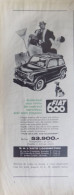 Publicité De Presse ; Fiat 600 - Werbung