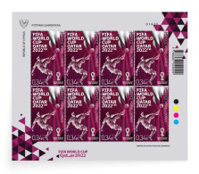 Cyprus 2022 FIFA World Cup Qatar Sheetlet MNH - Unused Stamps