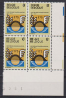 Belgique: COB N° 1889 En Bloc De 4 **, MNH, Neuf(s). TB !!! - Ungebraucht