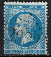 FRANCE Classique, B Obl. GC Des Villes Sur TP Isolés: GC 2082 (Lons-le-Saunier,2) Sur Y&T 22 - 1862 Napoléon III.