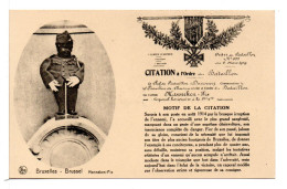 CPA - MANNEKEN-PIS - Citation à L'Ordre Du Bataillon - Humor