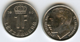 Luxembourg 1 Franc 1990 KM 63 - Luxemburgo