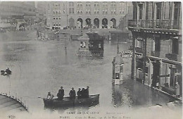 CPA Paris Crue De La Seine Janvier 1910 - Cour De Rome Vue De La Rue De Rome - District 08