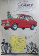 Publicité De Presse ; Fiat 850 S - Advertising