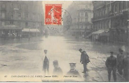 CPA Paris Inondations Janvier 1910 - Place De Rome - Paris (08)