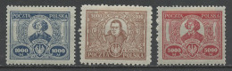 Pologne - Poland - Polen 1923 Y&T N°268 à 269 - Michel N°182 à 184 * - Copernic Et Konarski - Ungebraucht