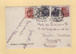 Autriche - Graz - 1935 - Destination France - Brieven En Documenten