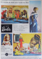 Publicité De Presse ; Jouets Poupées Barbie Mattel - Advertising