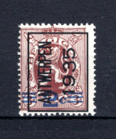 PRE287A MNH** 1935 - ANTWERPEN 1935 - Typografisch 1929-37 (Heraldieke Leeuw)